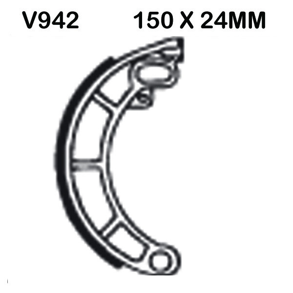 EBC EBC Brake Shoes V942